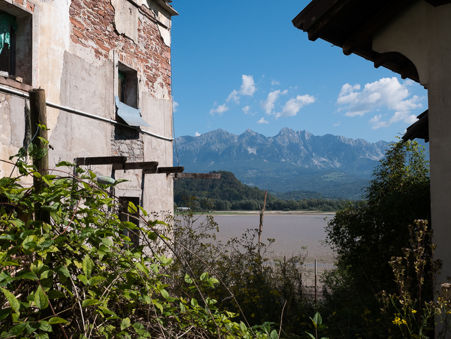 Der See hat wenig Wasser – Spätsommer